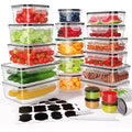 20 Pack Airtight Food Storage Containers Set with Lids Bpa-Free Leak-Proof Kitchen Organization Meal Prep Containers