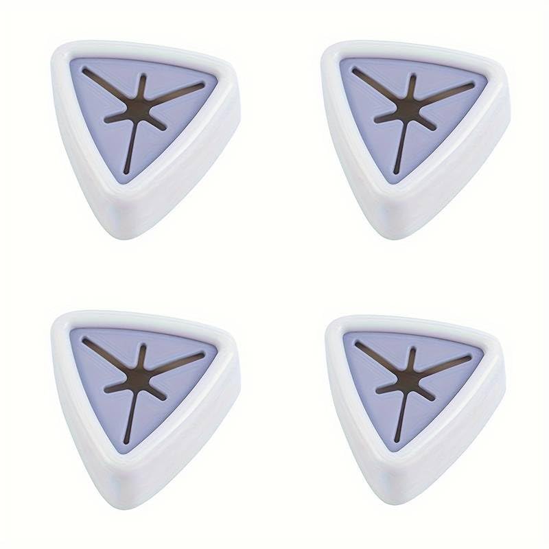 Self-Adhesive Towel Hook Holders – No-Drill, Set of 4 (White)
