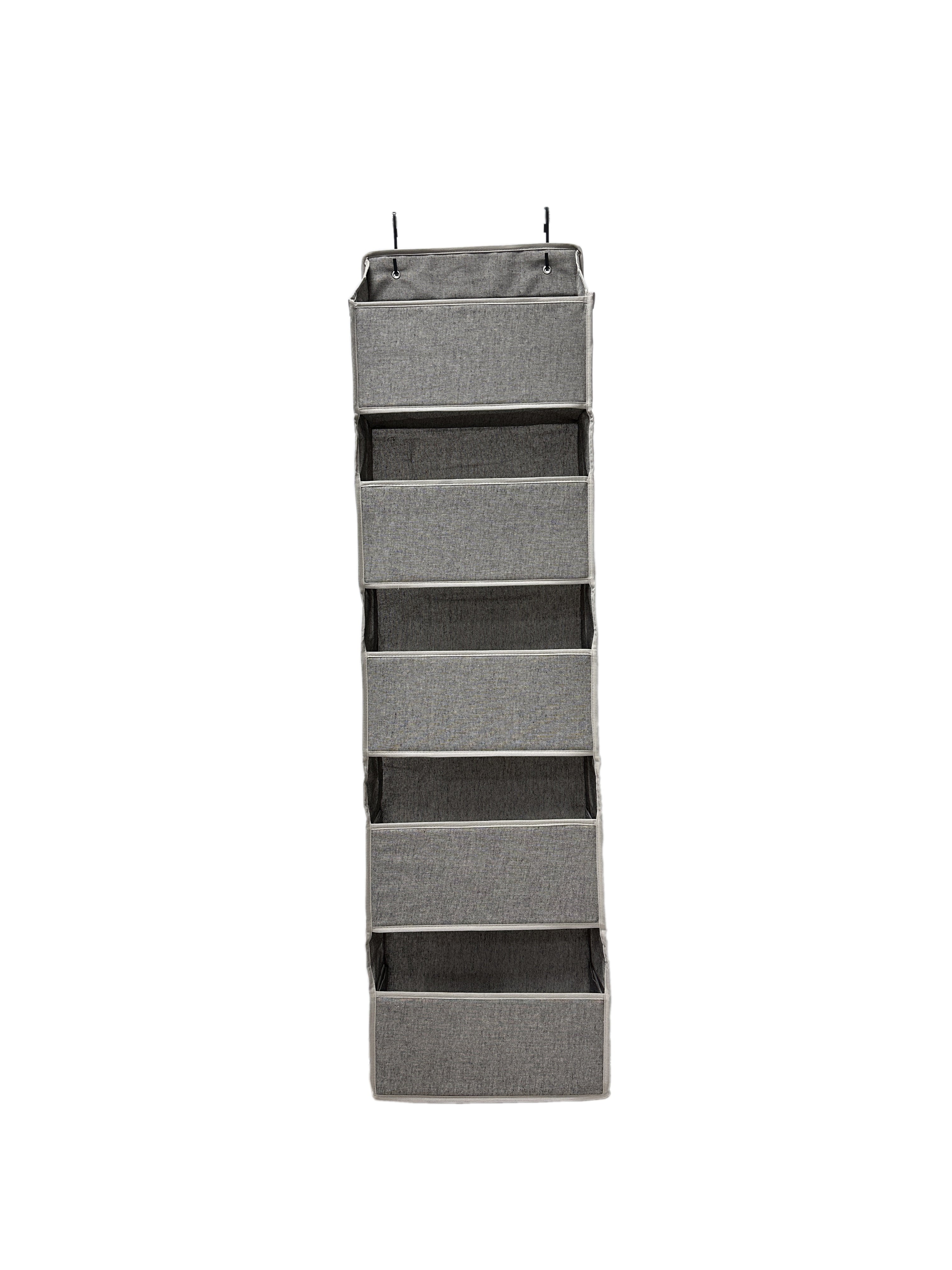5 Tier over the Door Closet Organizer Shelf with Hooks